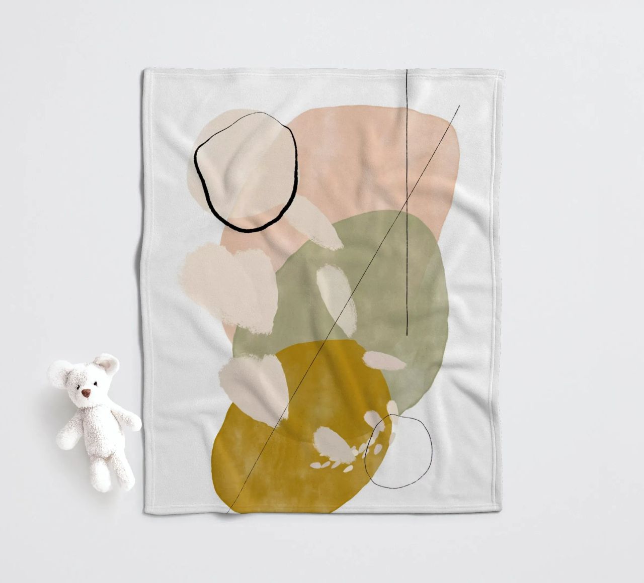 Playing Shapes No 2 coperta in pile da treechild