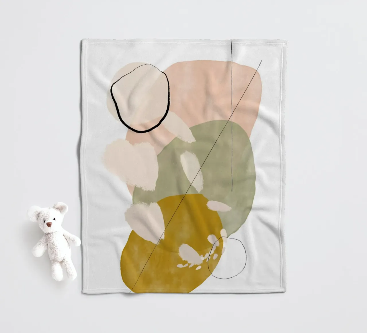 Playing Shapes No 2 coperta in pile da treechild