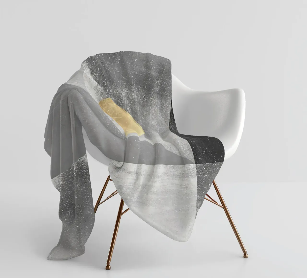 geometric shapes circles rectangles triangles fleece blanket by Patrick M Gerber
