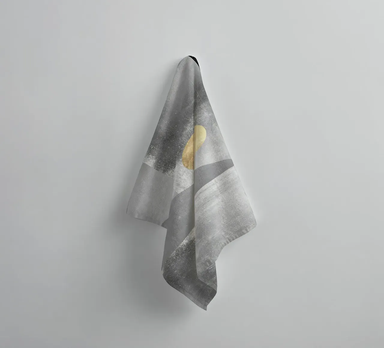geometric shapes circles rectangles triangles towel by Patrick M Gerber