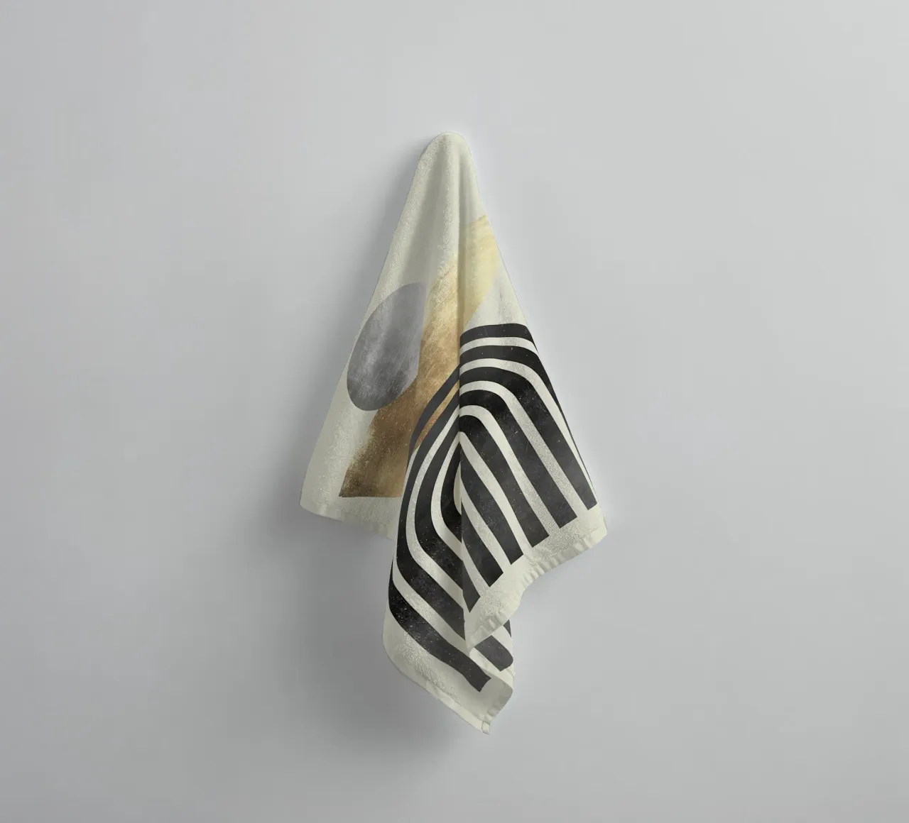 circle semicircle arc curve towel by Patrick M Gerber