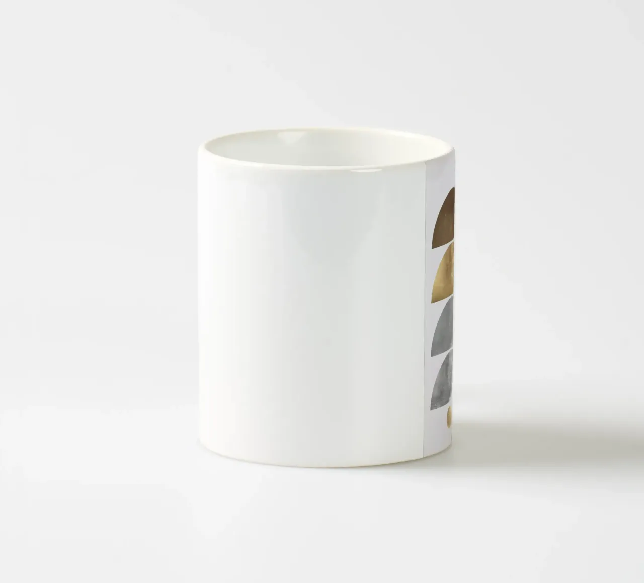 semicerchi geometria forme geometriche semicerchi tazza in ceramica da Patrick M Gerber