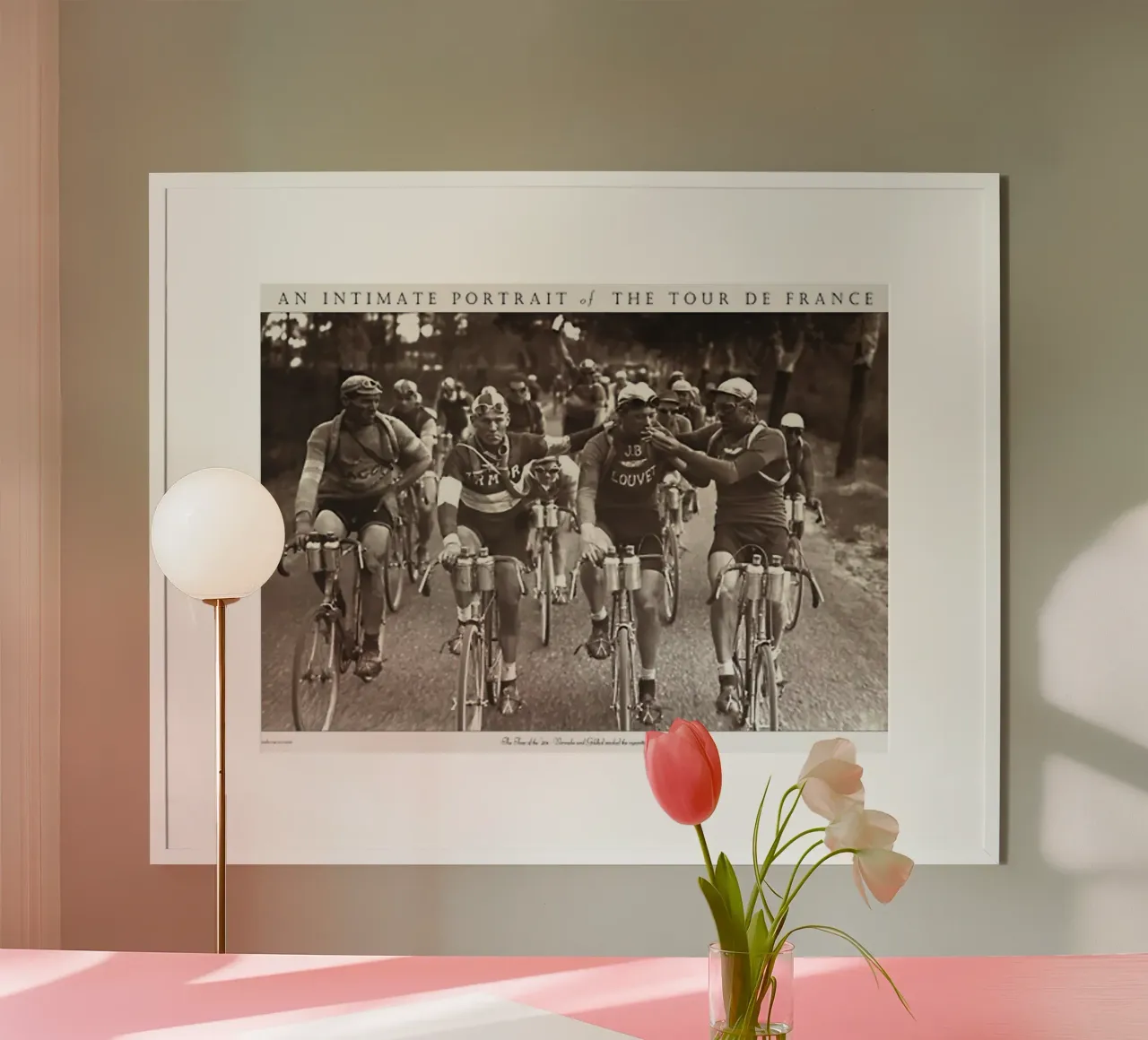 eine der großen Touren im Radsport Poster von addelia shope