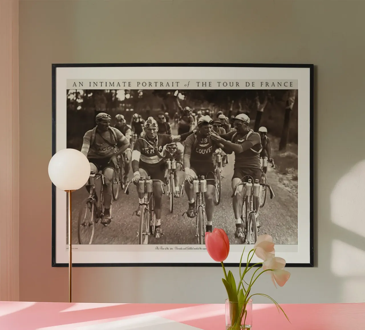 eine der großen Touren im Radsport Poster von addelia shope
