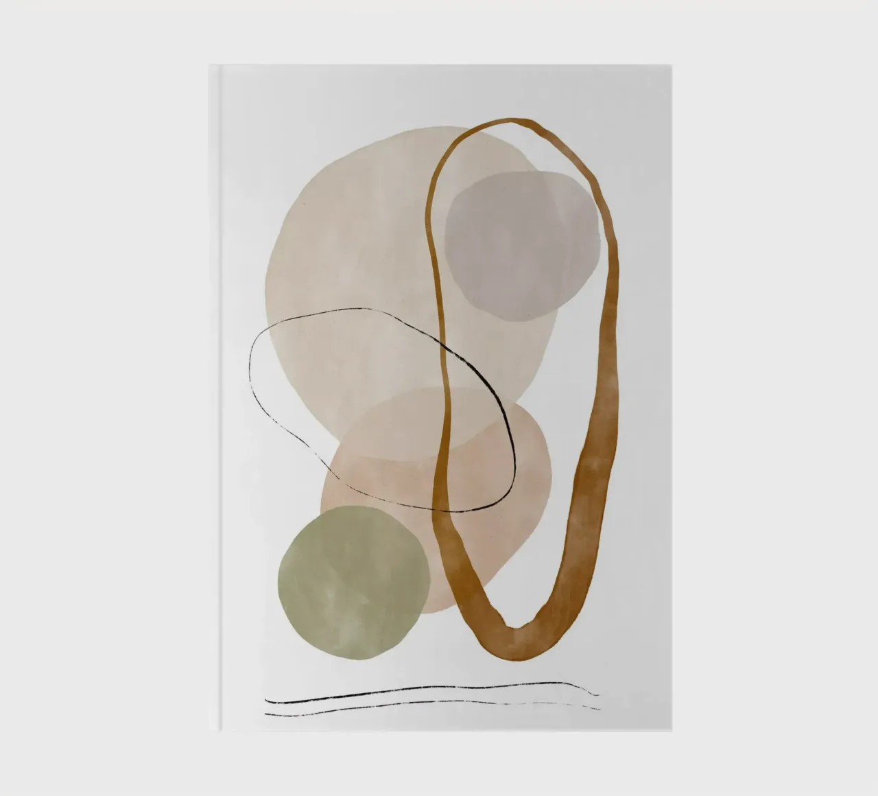 Playing Shapes No 1 notebook by treechild