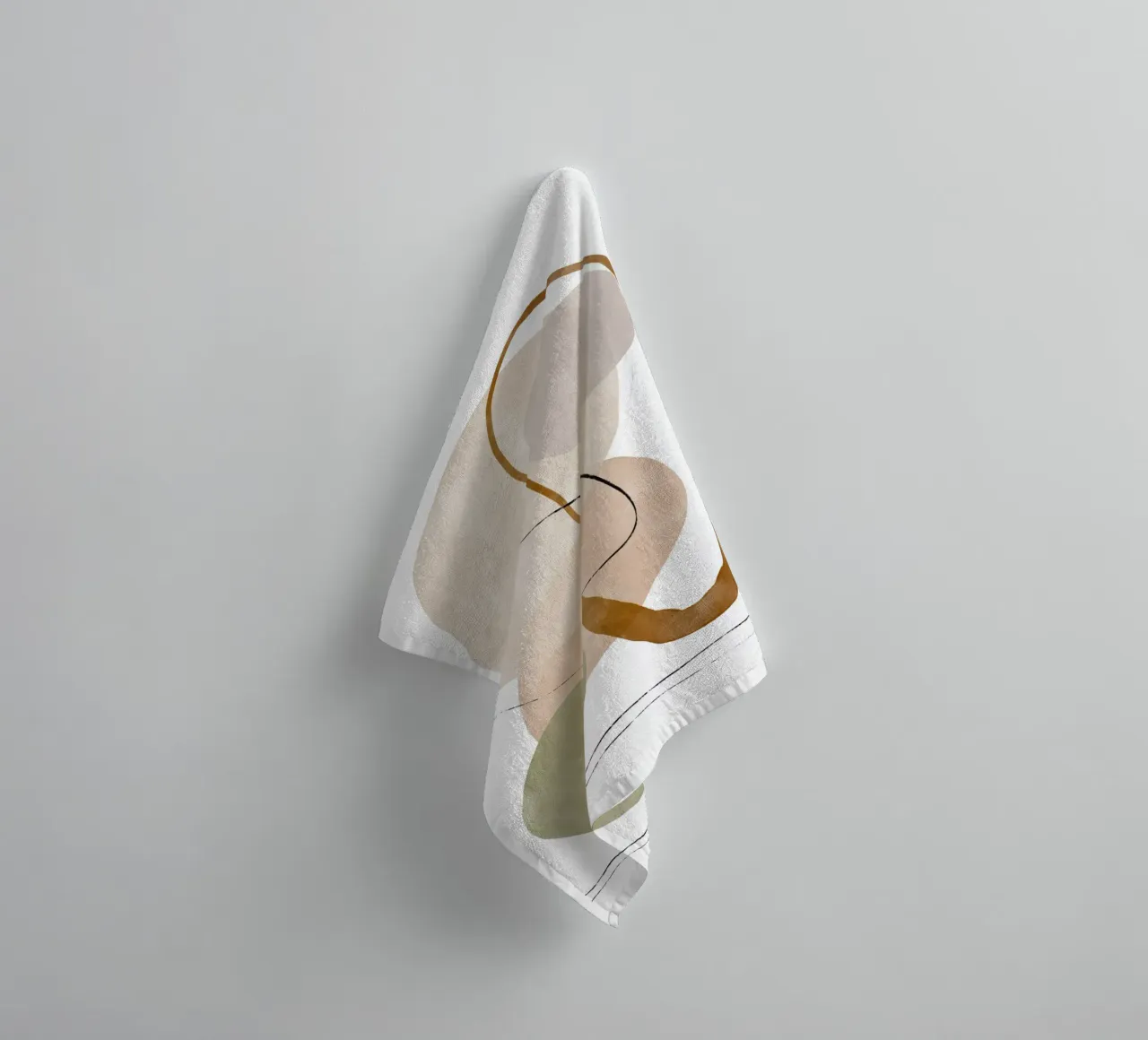 Playing Shapes No 1 asciugamano da bagno da treechild