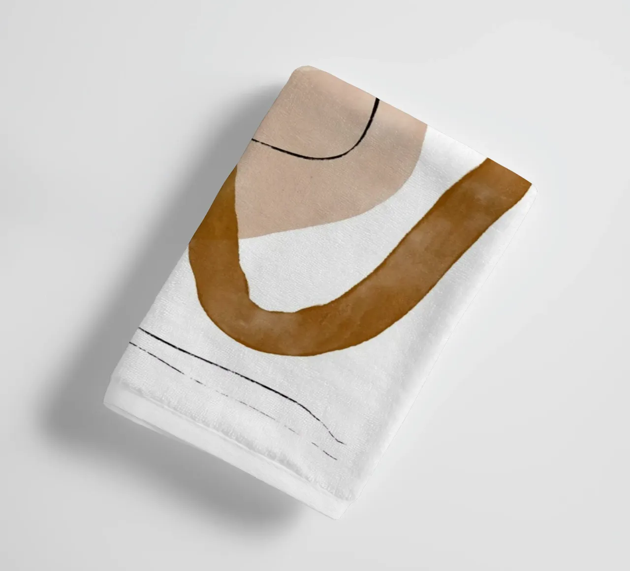 Playing Shapes No 1 asciugamano da bagno da treechild