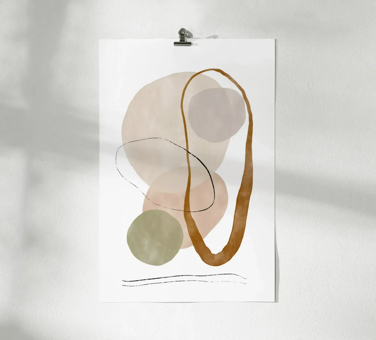 Playing Shapes No 1 carta hahnemühle da treechild