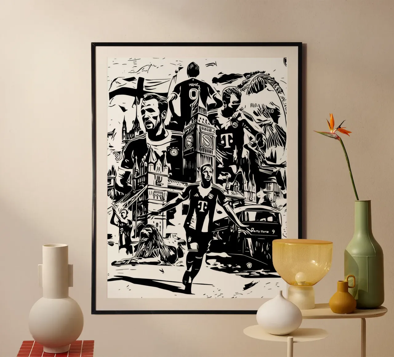 harry kane - fc bayern munchen poster da dark eagle