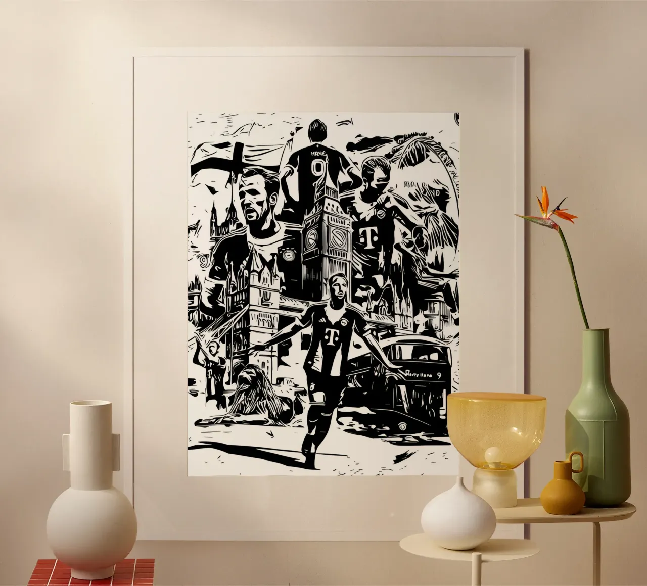 harry kane - fc bayern munchen poster da dark eagle