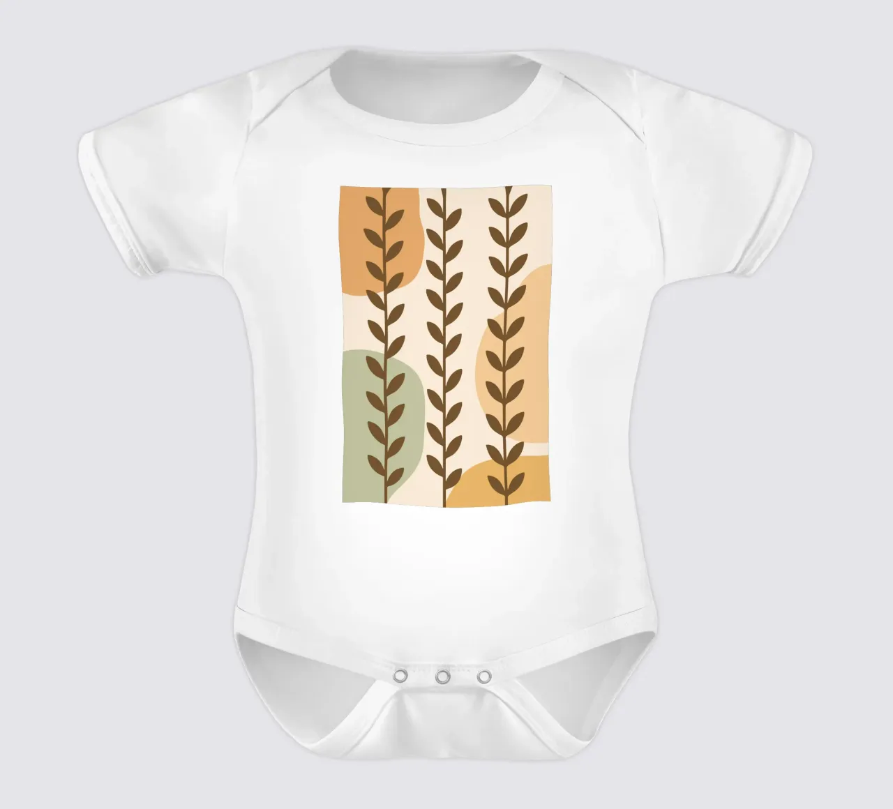 Vine Pattern body neonato maniche corte da LisaArtes