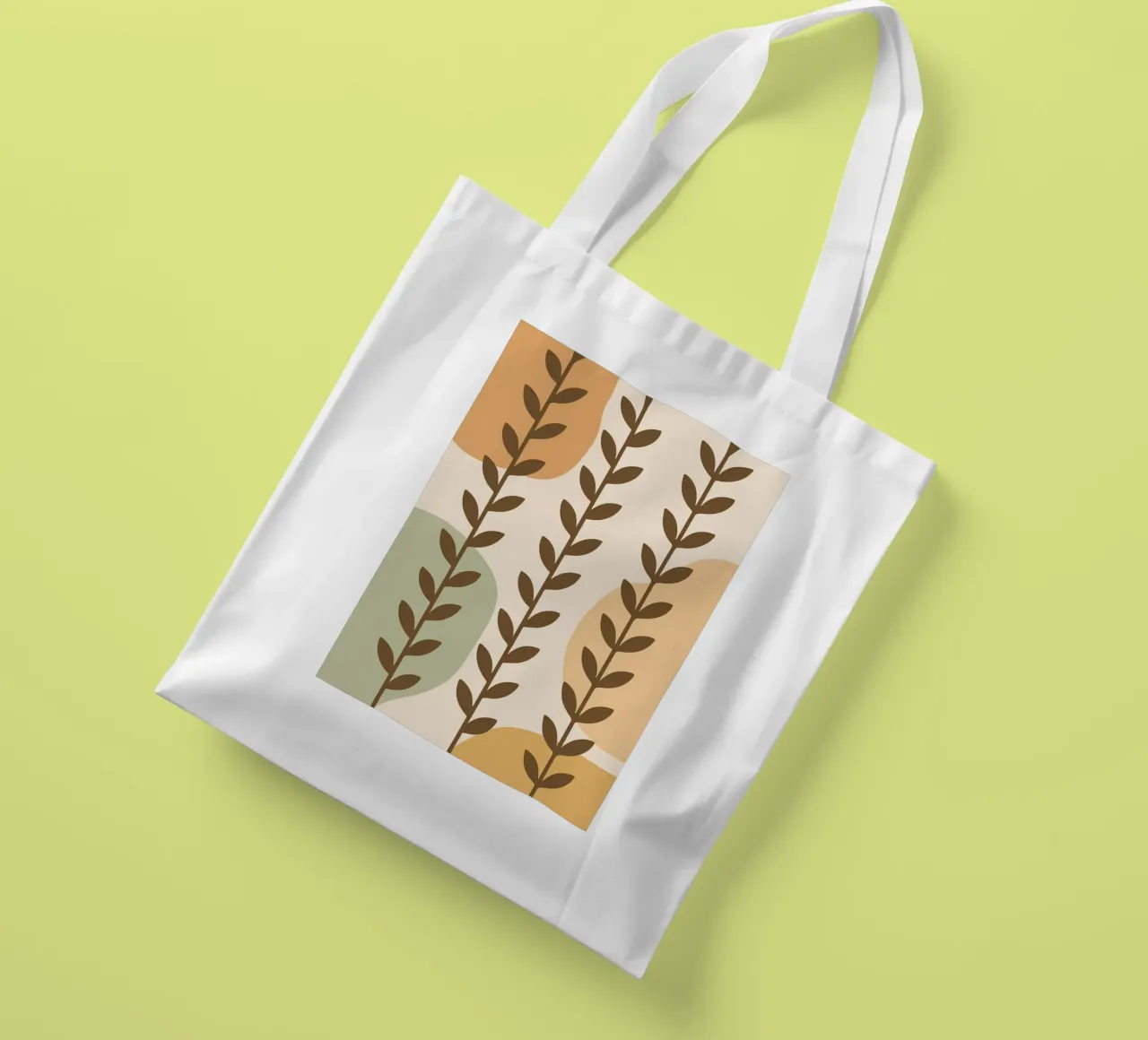 Vine Pattern borsa in juta da LisaArtes