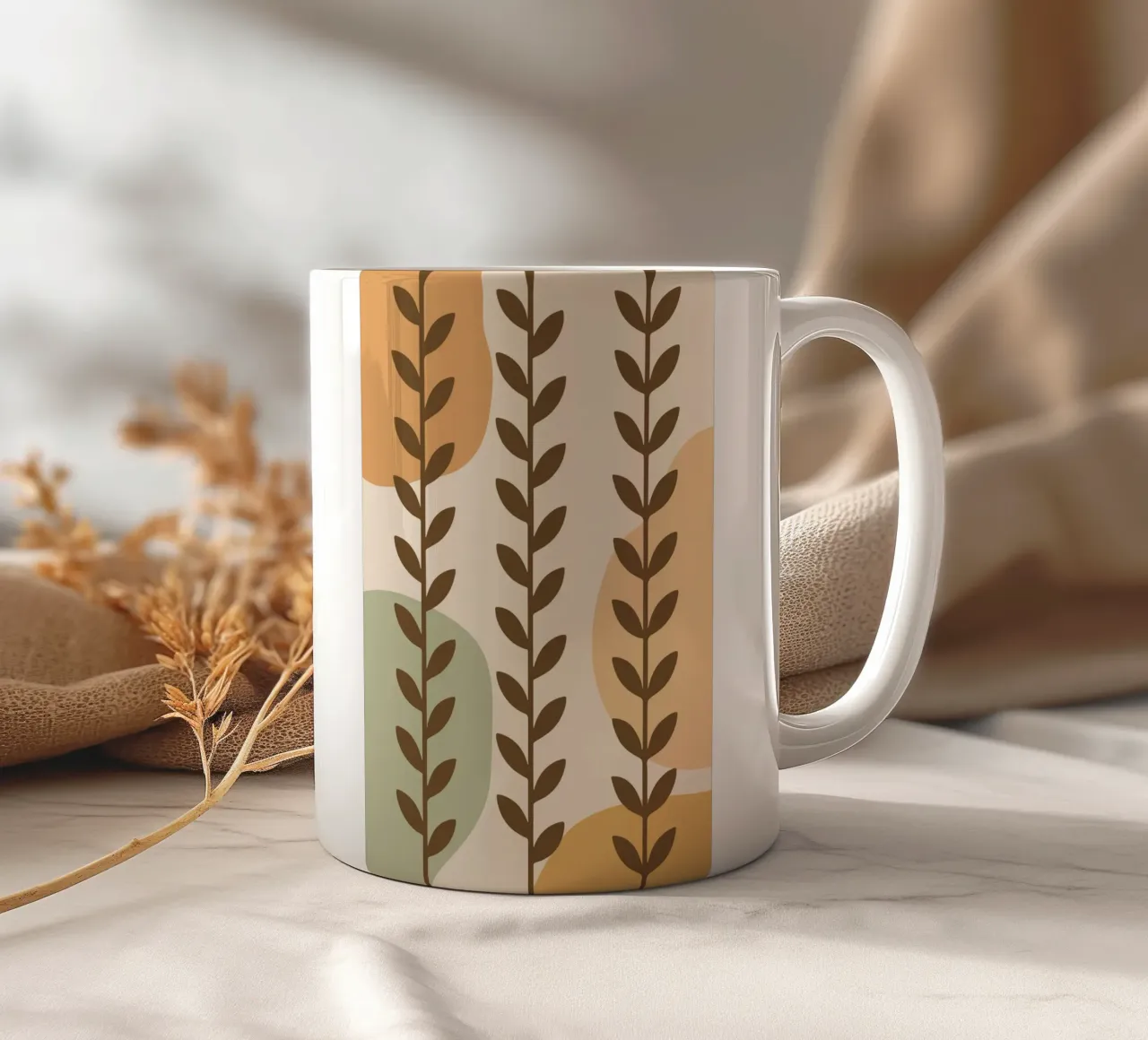 Vine Pattern tazza in ceramica da LisaArtes
