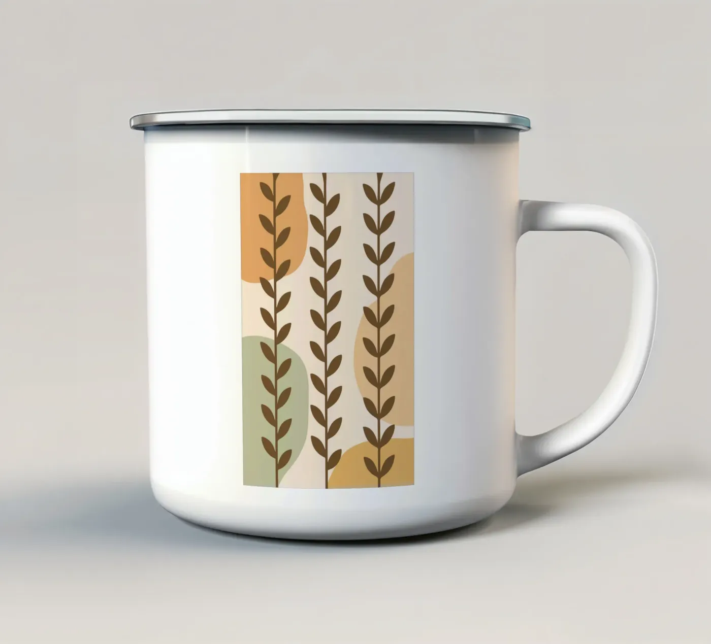 Vine Pattern emaille mok van LisaArtes