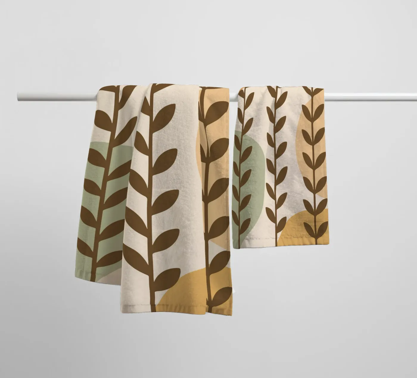 Vine Pattern badhanddoek van LisaArtes