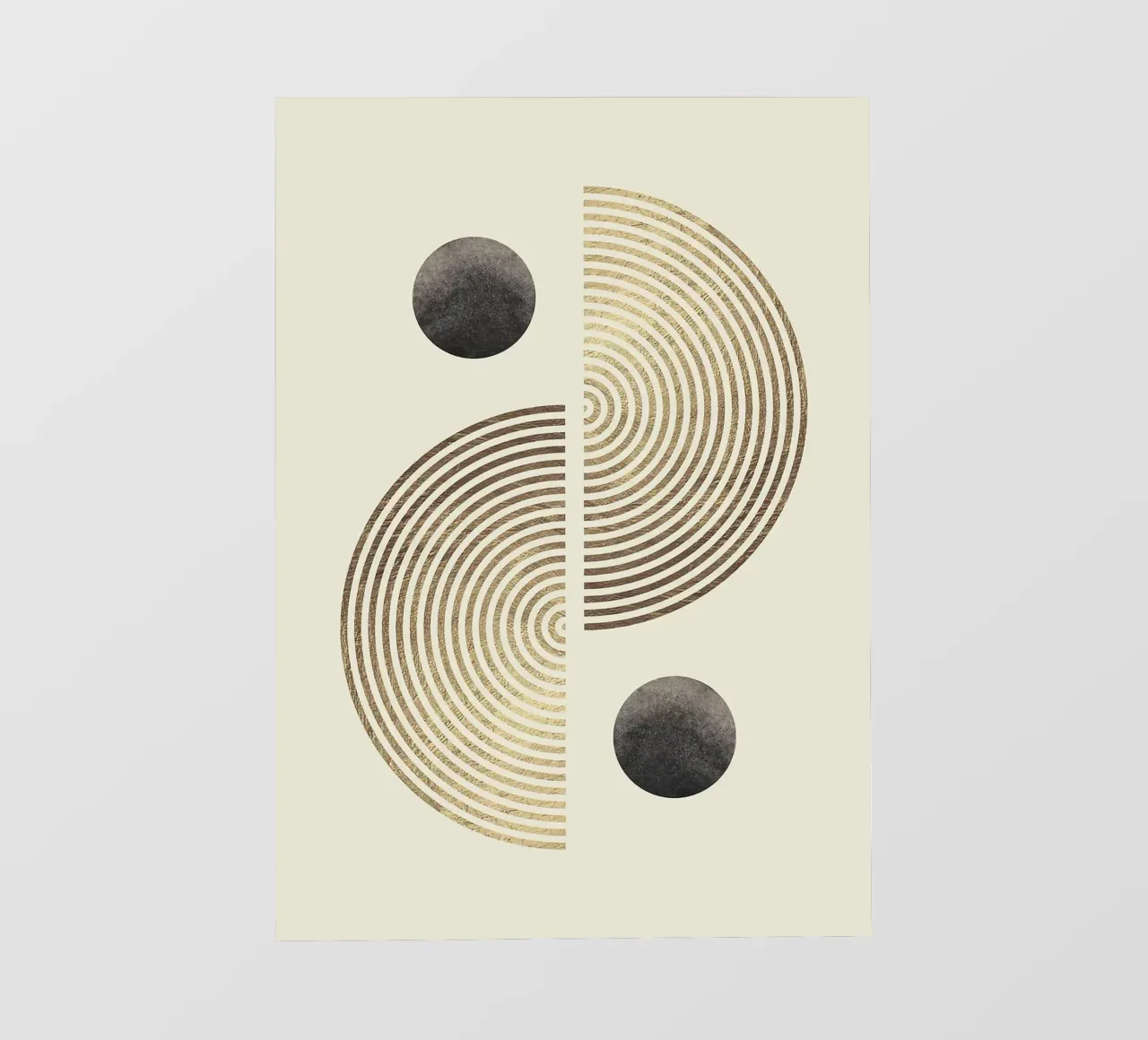 cerchi spirali simmetria forme geometriche telo in pvc da Patrick M Gerber