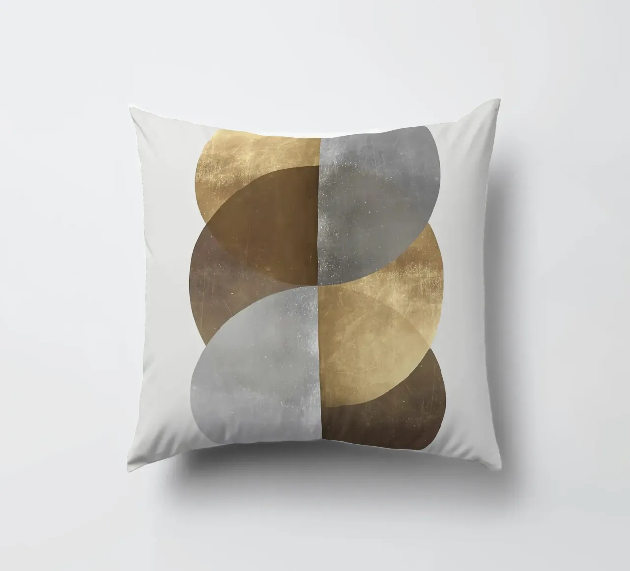 cerchi forme geometriche forme sovrapposte cuscino da Patrick M Gerber