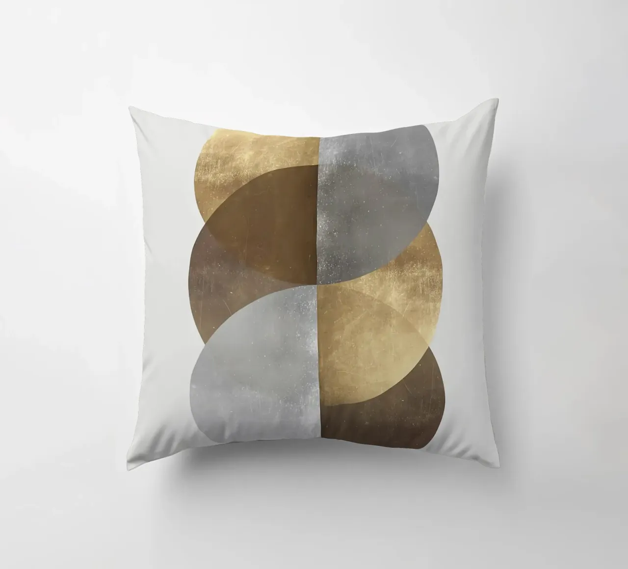 cerchi forme geometriche forme sovrapposte cuscino da Patrick M Gerber