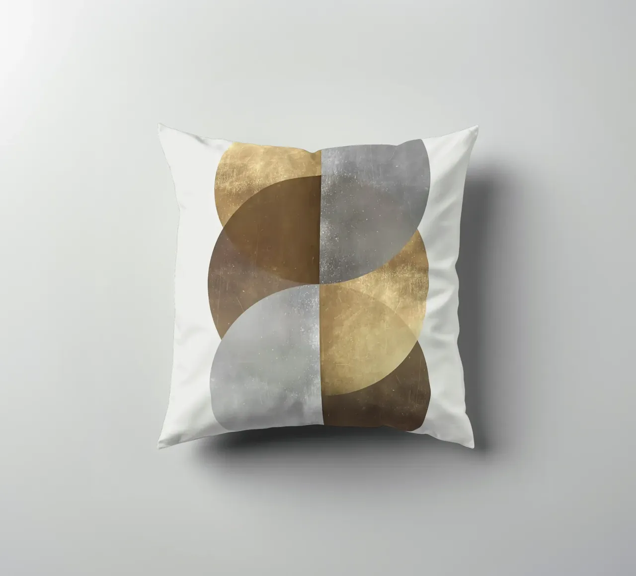 cerchi forme geometriche forme sovrapposte cuscino da Patrick M Gerber