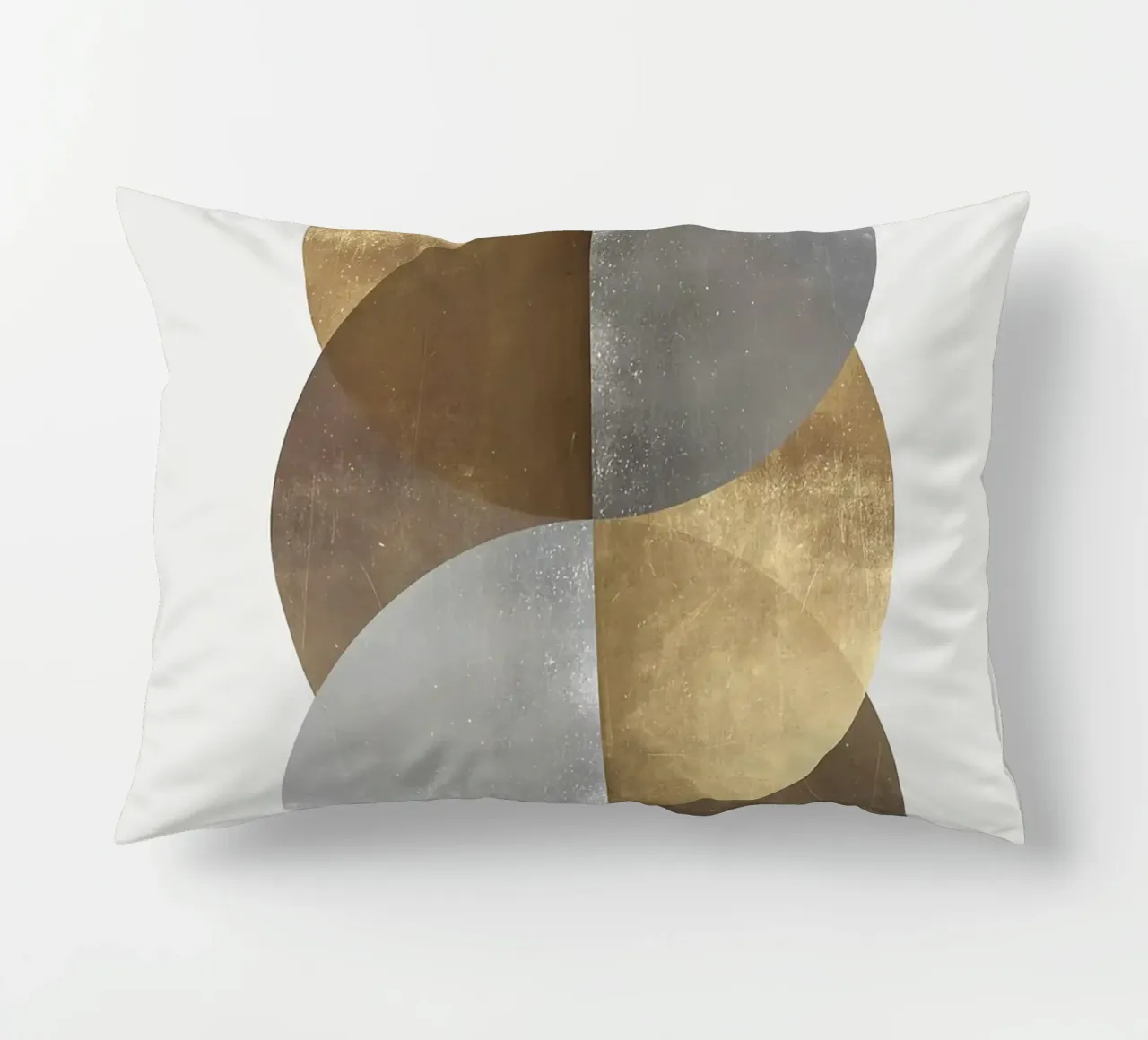 cerchi forme geometriche forme sovrapposte cuscino da Patrick M Gerber