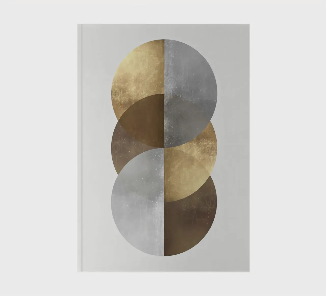 circles geometric shapes overlapping shapes notebook by Patrick M Gerber