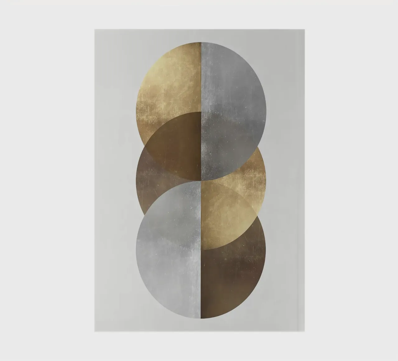 circles geometric shapes overlapping shapes notebook by Patrick M Gerber