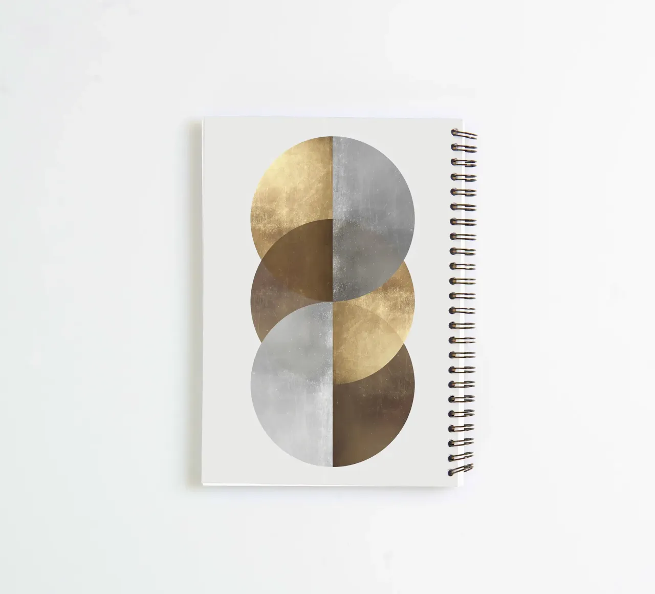 circles geometric shapes overlapping shapes spiral notebook by Patrick M Gerber