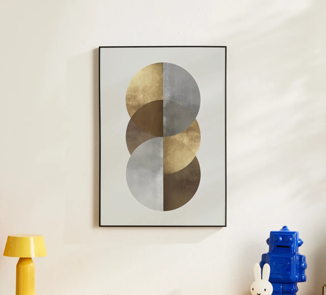 cerchi forme geometriche forme sovrapposte alluminio dibond da Patrick M Gerber