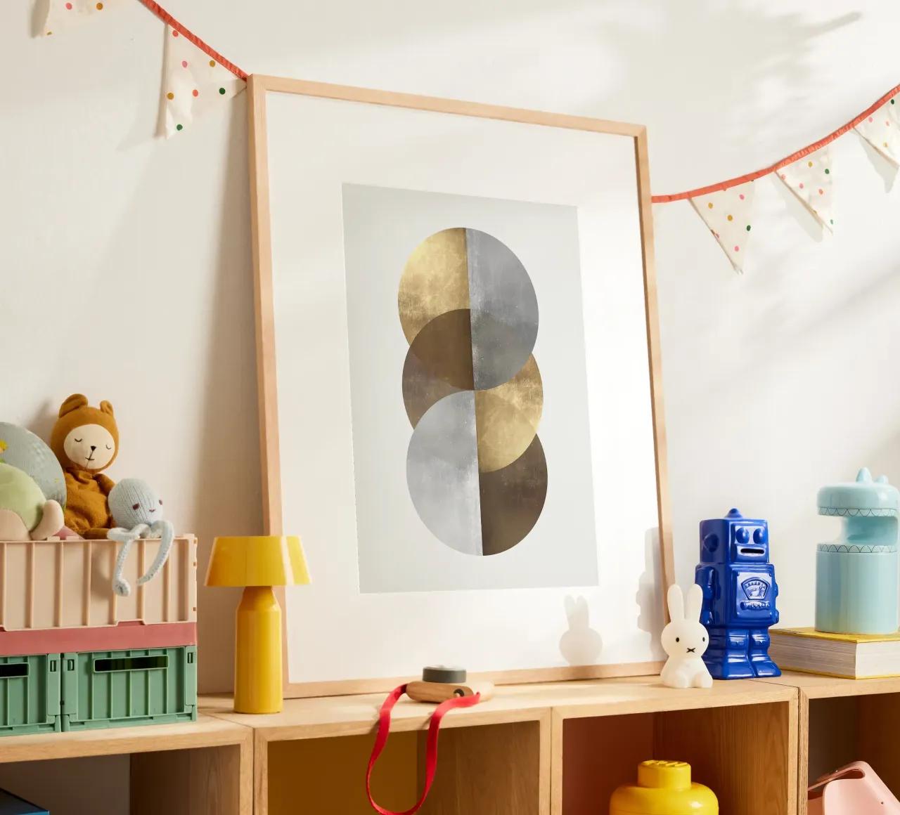 cerchi forme geometriche forme sovrapposte poster da Patrick M Gerber