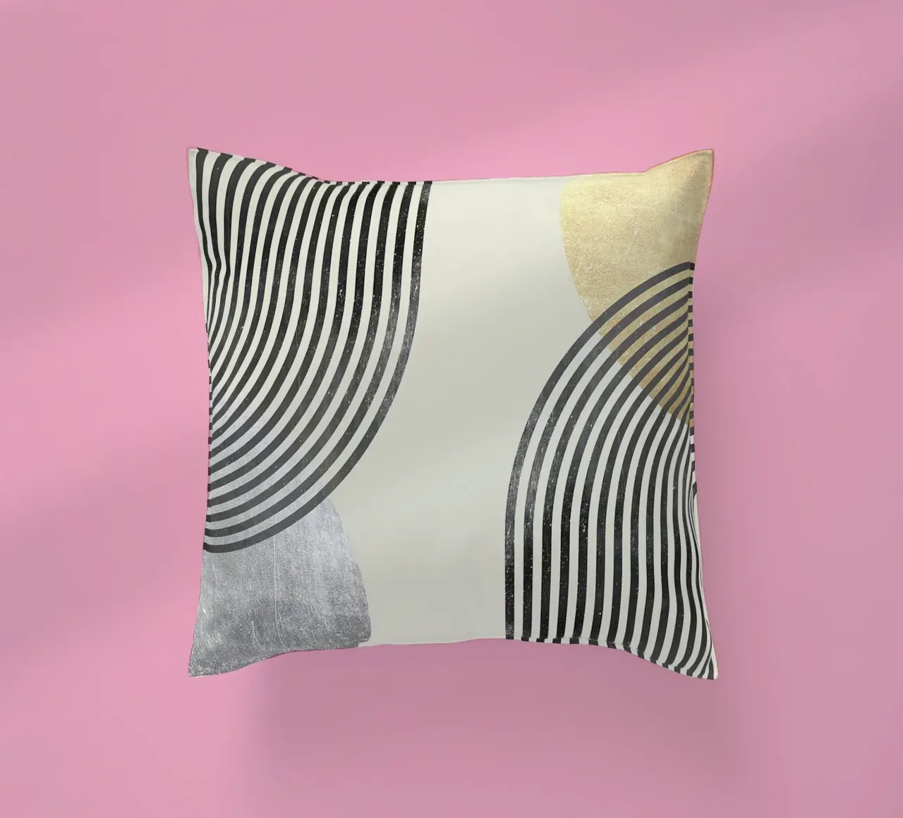 linee curve motivi a righe forme geometriche cuscino da Patrick M Gerber