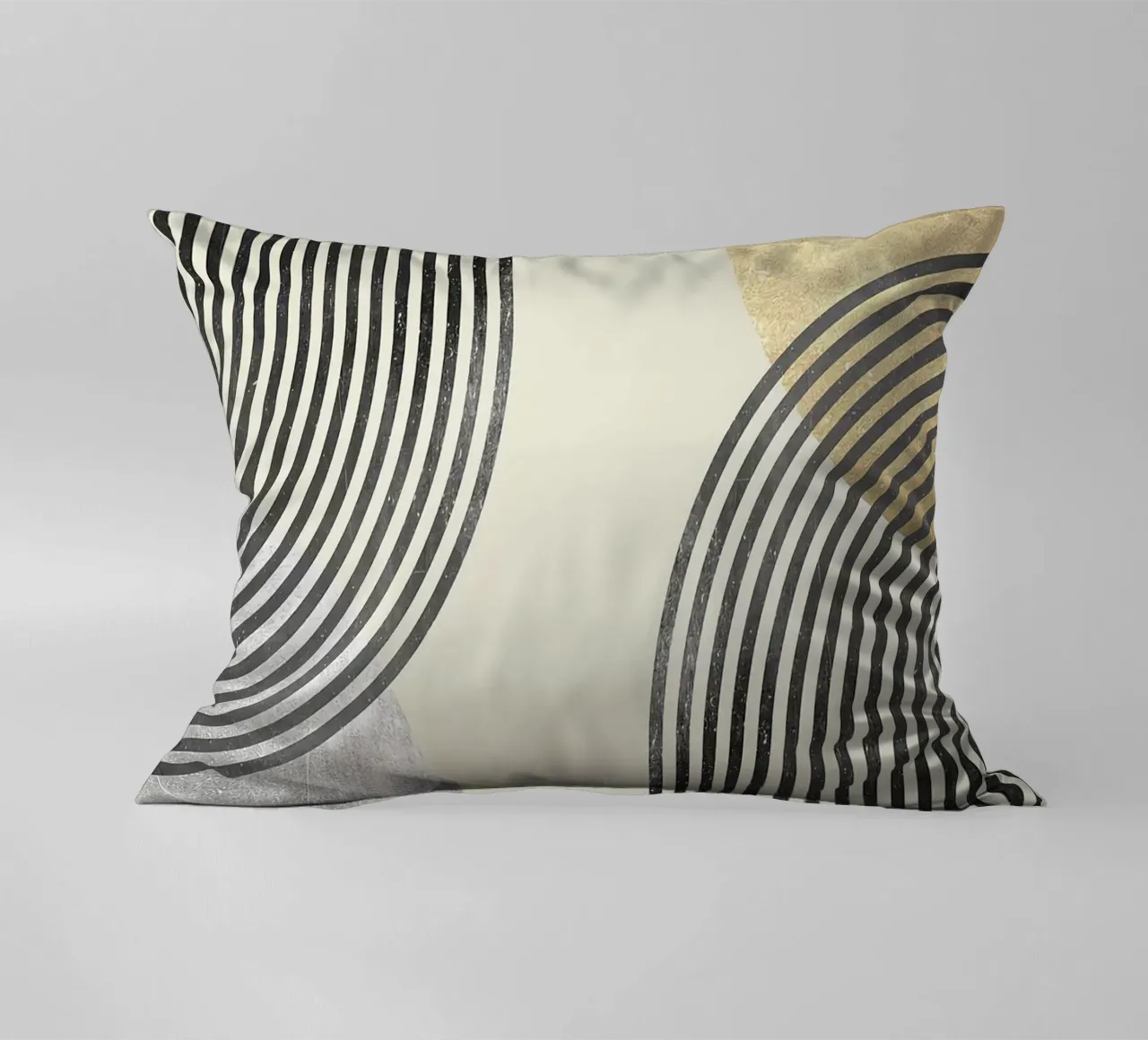 linee curve motivi a righe forme geometriche cuscino da Patrick M Gerber