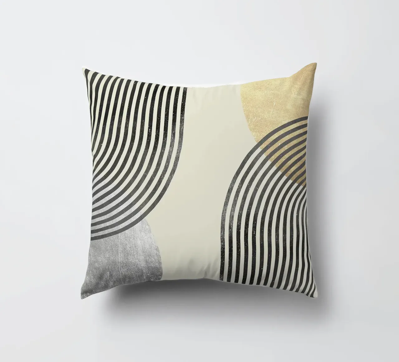 linee curve motivi a righe forme geometriche cuscino da Patrick M Gerber