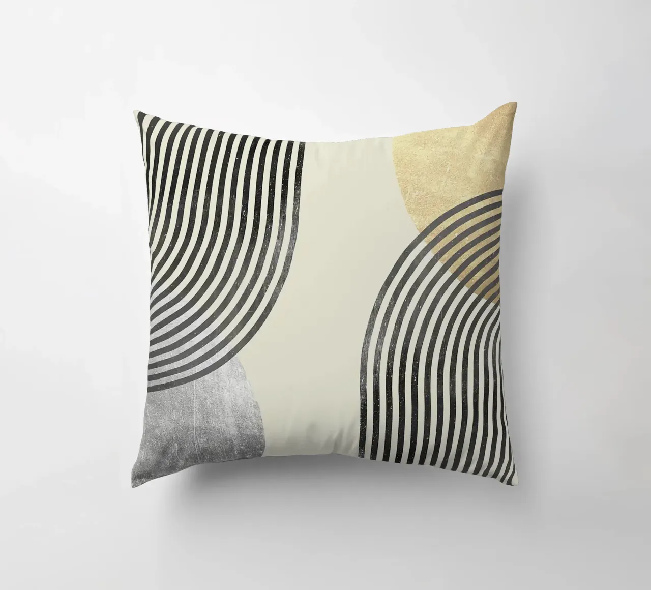 linee curve motivi a righe forme geometriche cuscino da Patrick M Gerber
