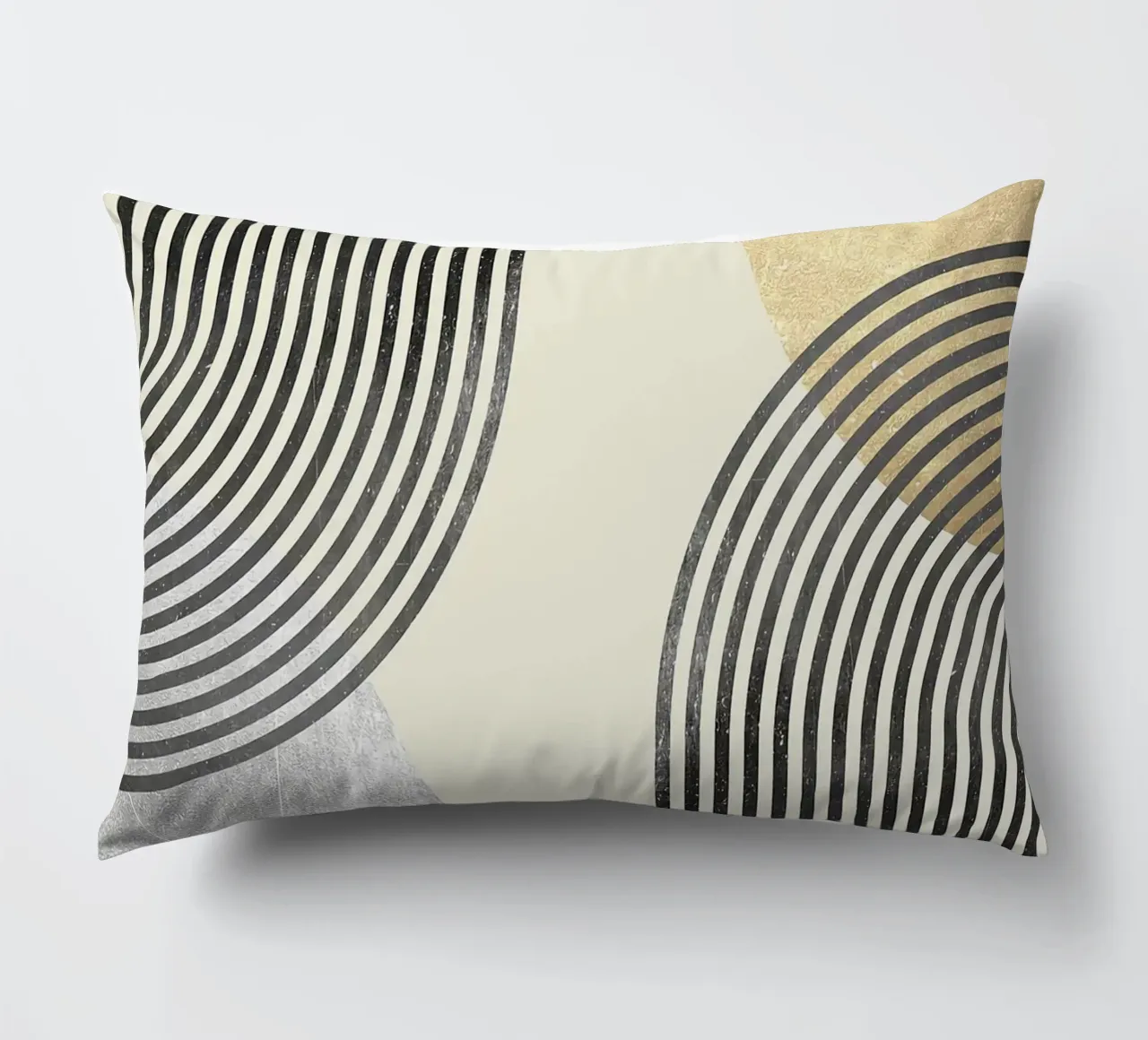 linee curve motivi a righe forme geometriche cuscino da Patrick M Gerber