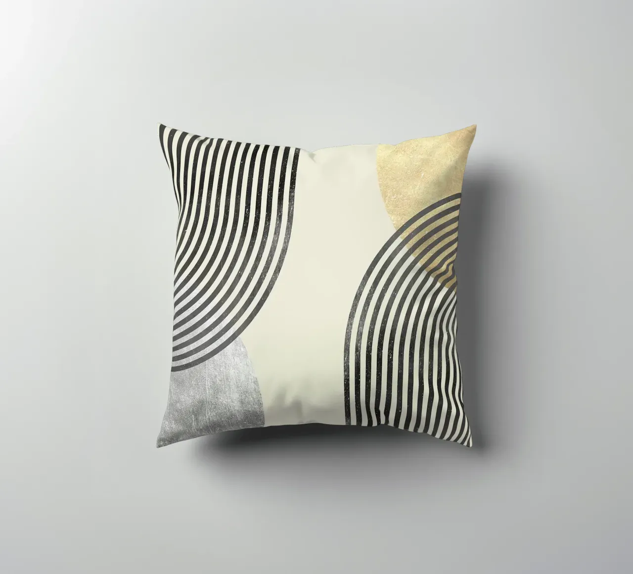 linee curve motivi a righe forme geometriche cuscino da Patrick M Gerber