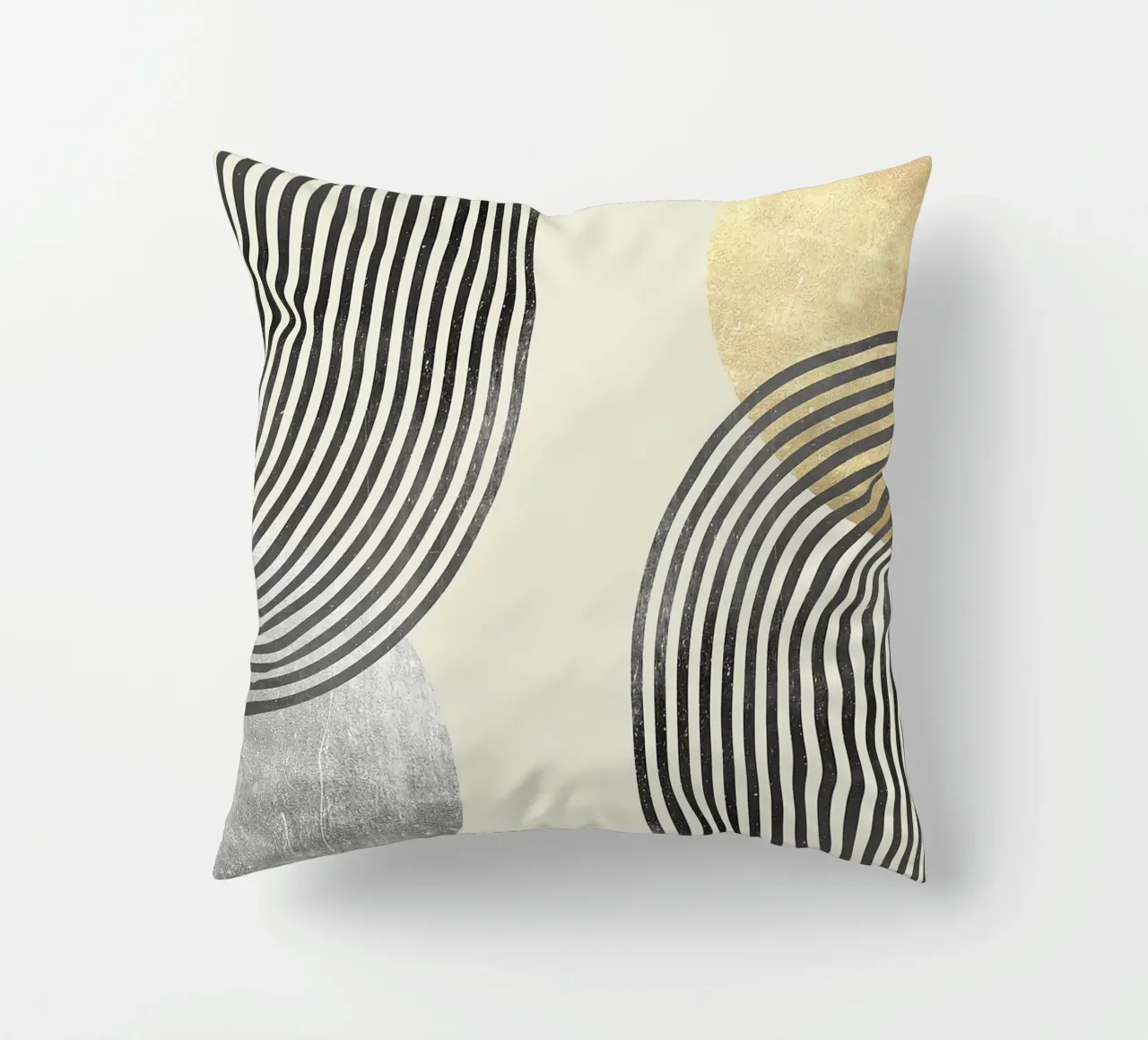linee curve motivi a righe forme geometriche cuscino da Patrick M Gerber