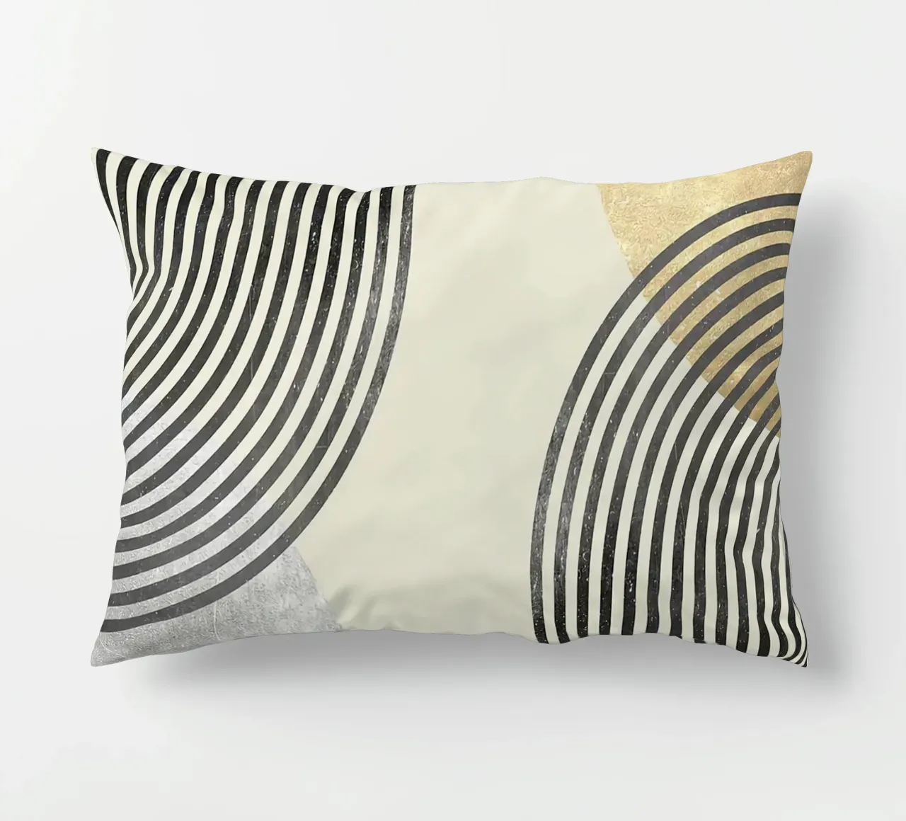 linee curve motivi a righe forme geometriche cuscino da Patrick M Gerber