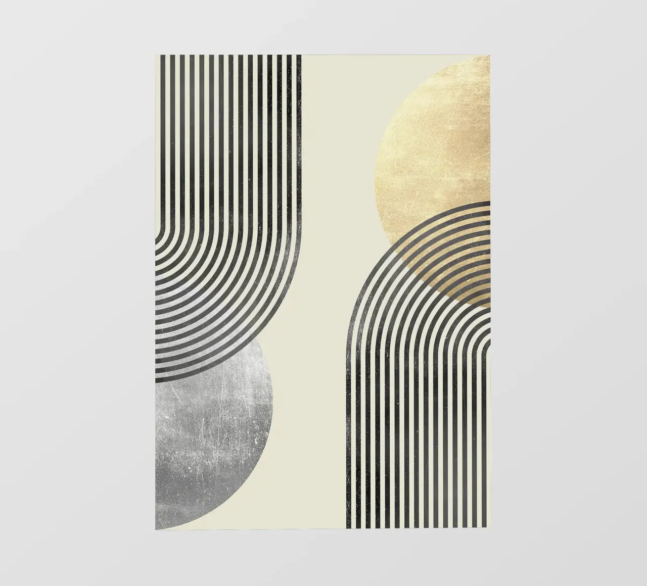 linee curve motivi a righe forme geometriche telo in pvc da Patrick M Gerber