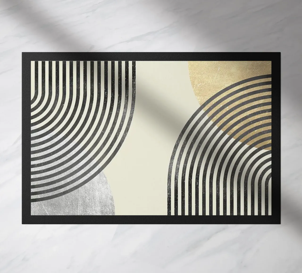 linee curve motivi a righe forme geometriche zerbino da Patrick M Gerber