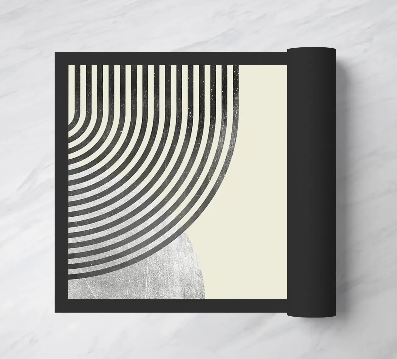 linee curve motivi a righe forme geometriche zerbino da Patrick M Gerber