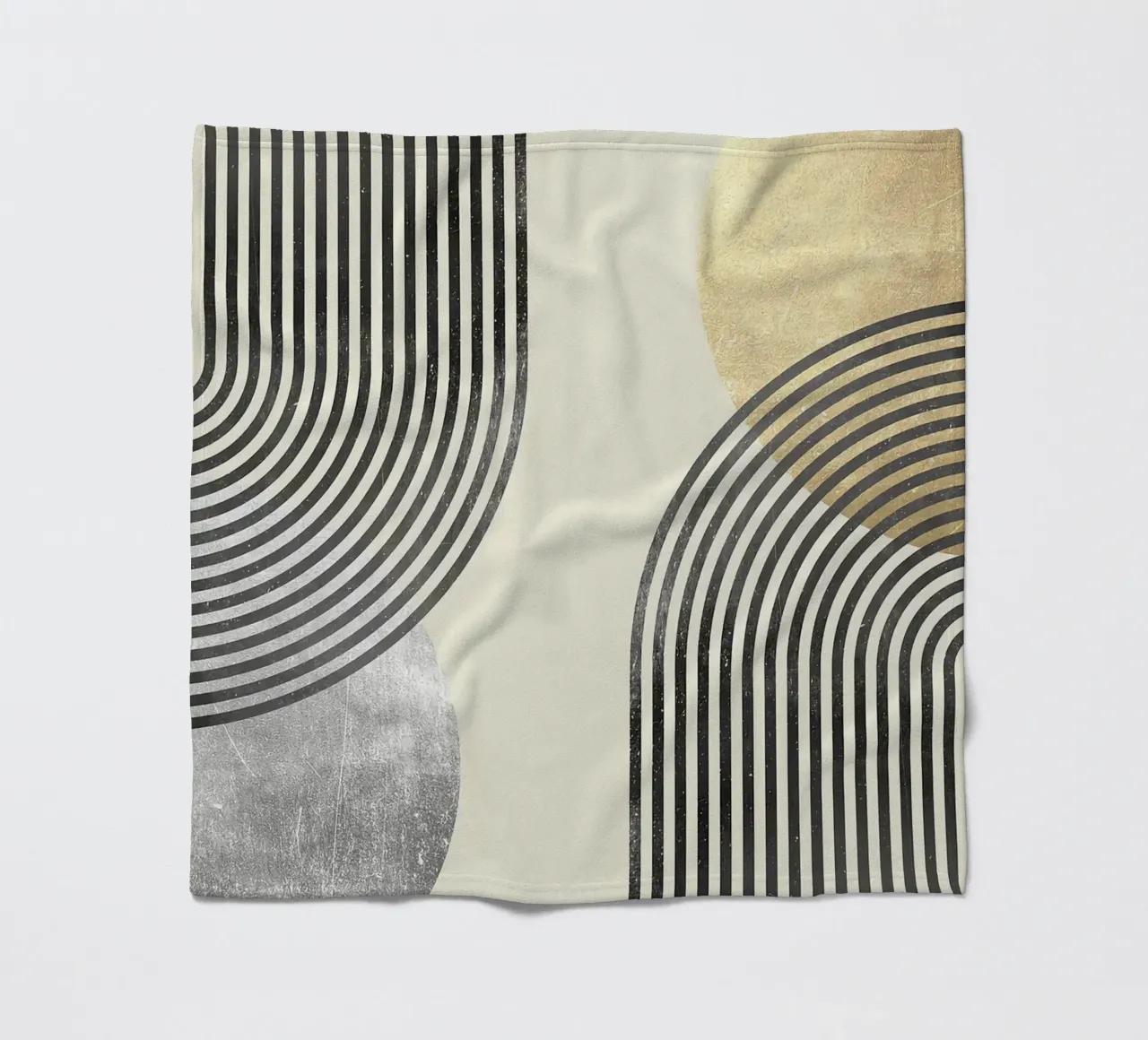 linee curve motivi a righe forme geometriche coperta in pile da Patrick M Gerber