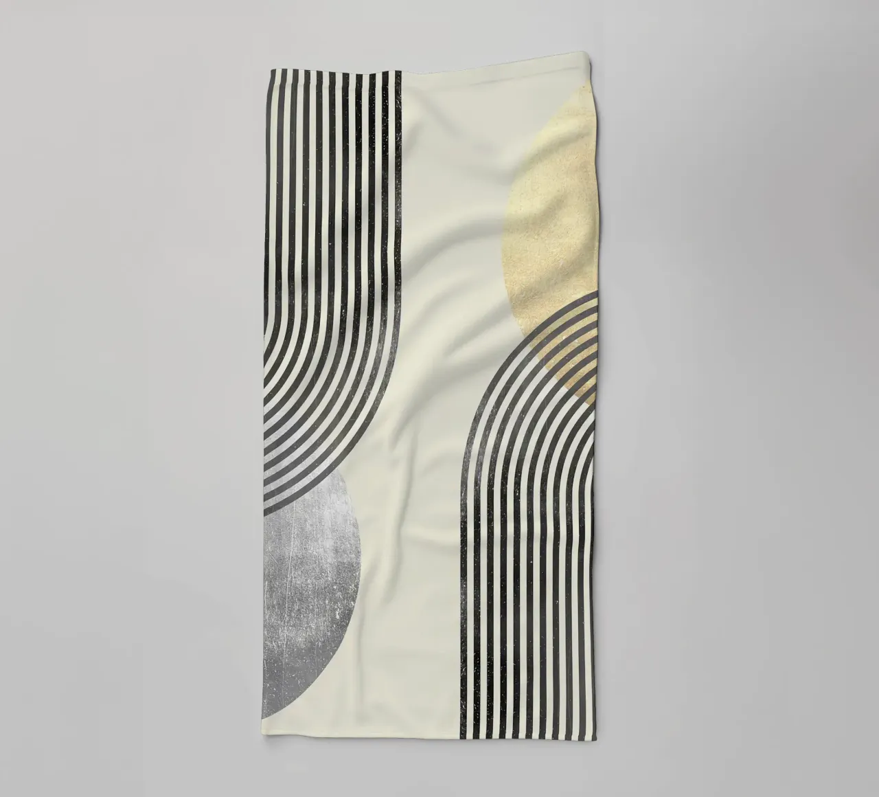 linee curve motivi a righe forme geometriche asciugamano da bagno da Patrick M Gerber