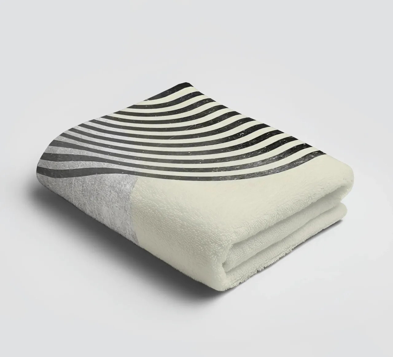 linee curve motivi a righe forme geometriche asciugamano da bagno da Patrick M Gerber