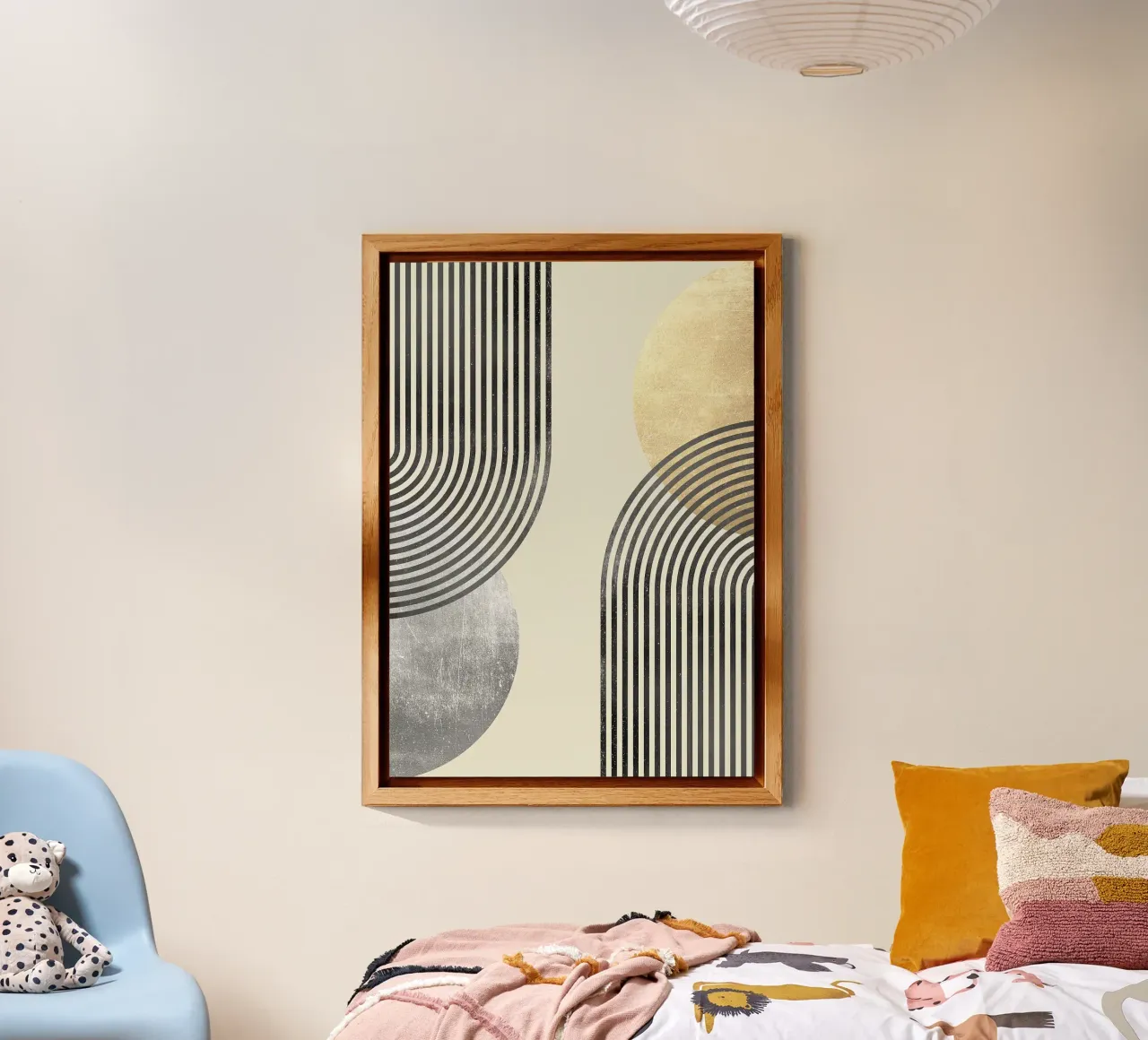 linee curve motivi a righe forme geometriche alluminio dibond da Patrick M Gerber