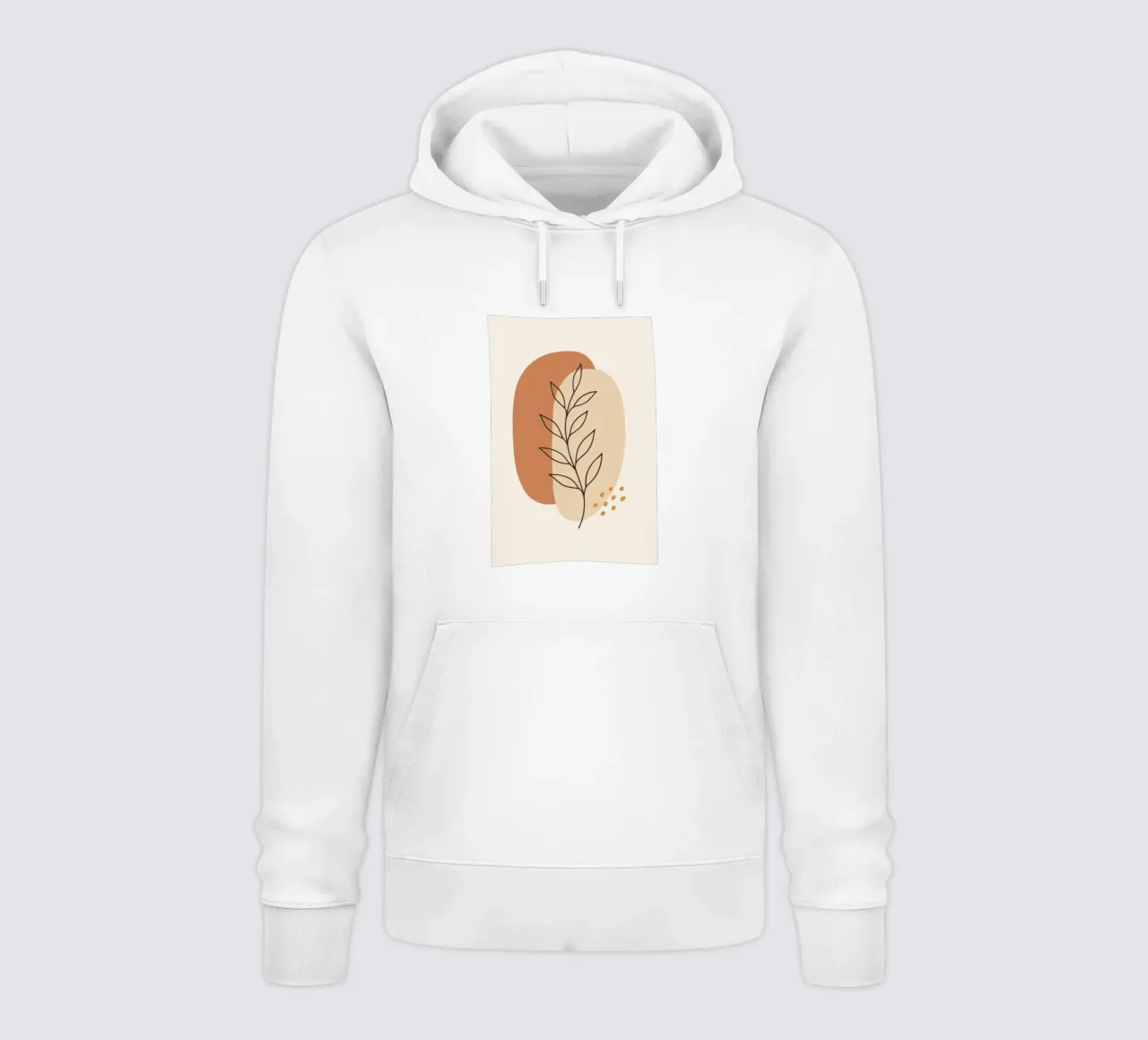 Elegant Vine Line felpa con cappuccio da LisaArtes