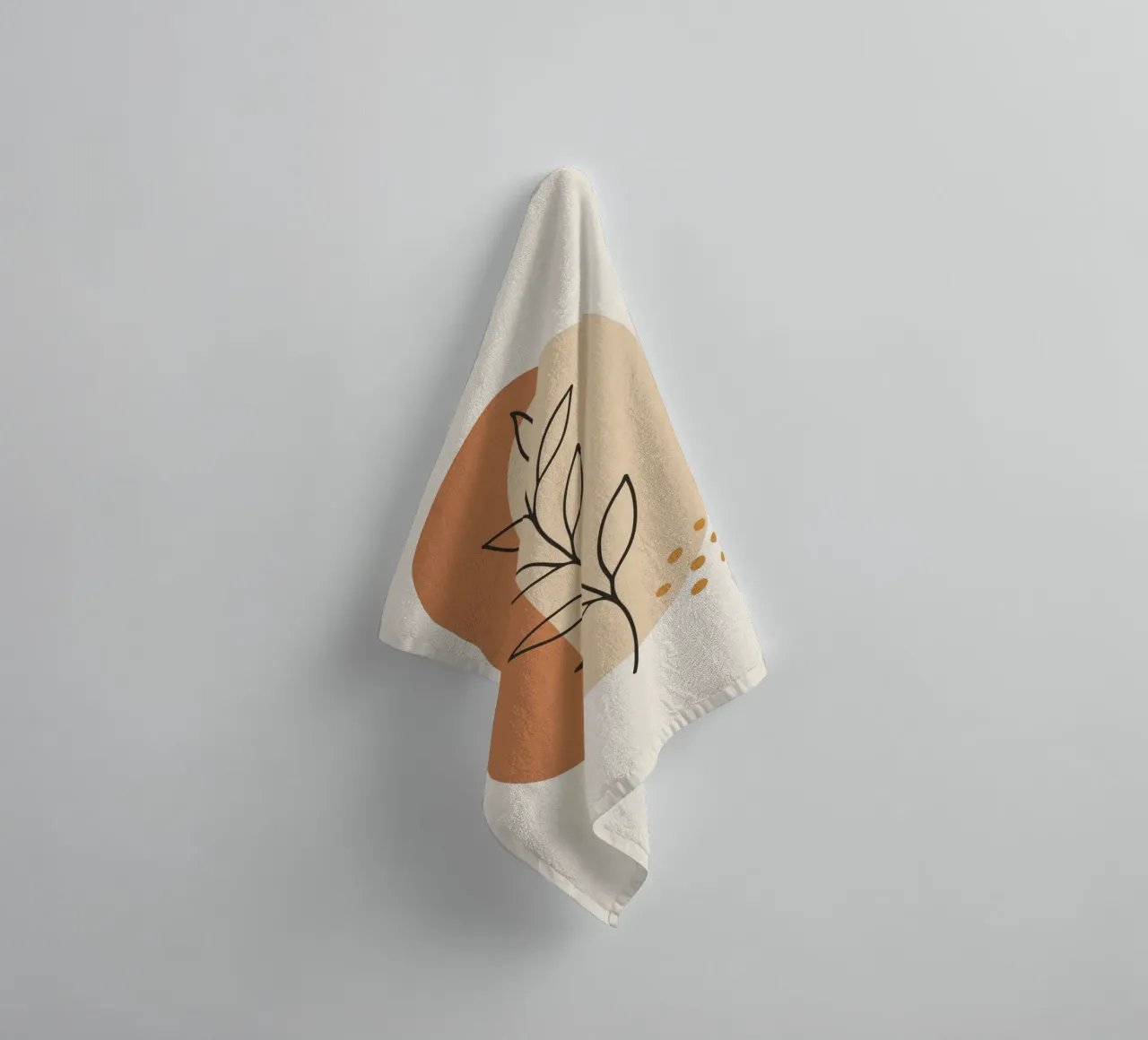 Elegant Vine Line asciugamano da bagno da LisaArtes