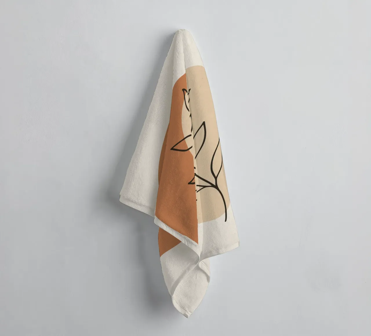 Elegant Vine Line asciugamano da bagno da LisaArtes