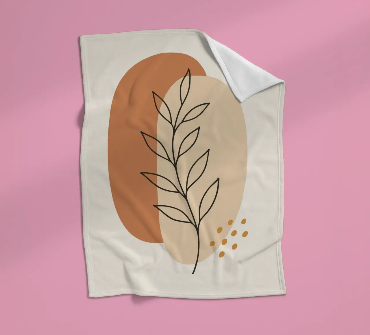 Elegant Vine Line coperta in pile da LisaArtes