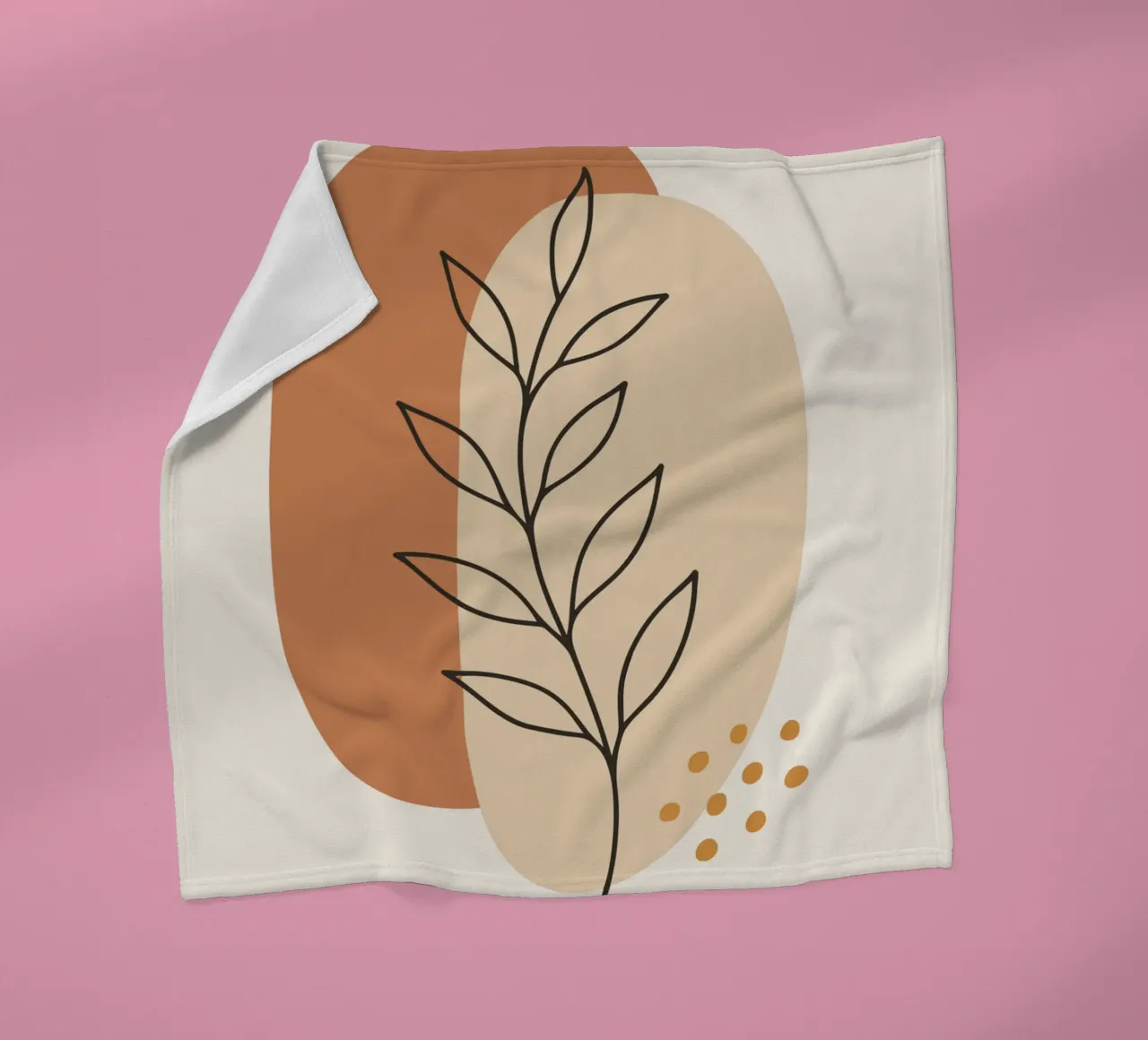Elegant Vine Line coperta in pile da LisaArtes