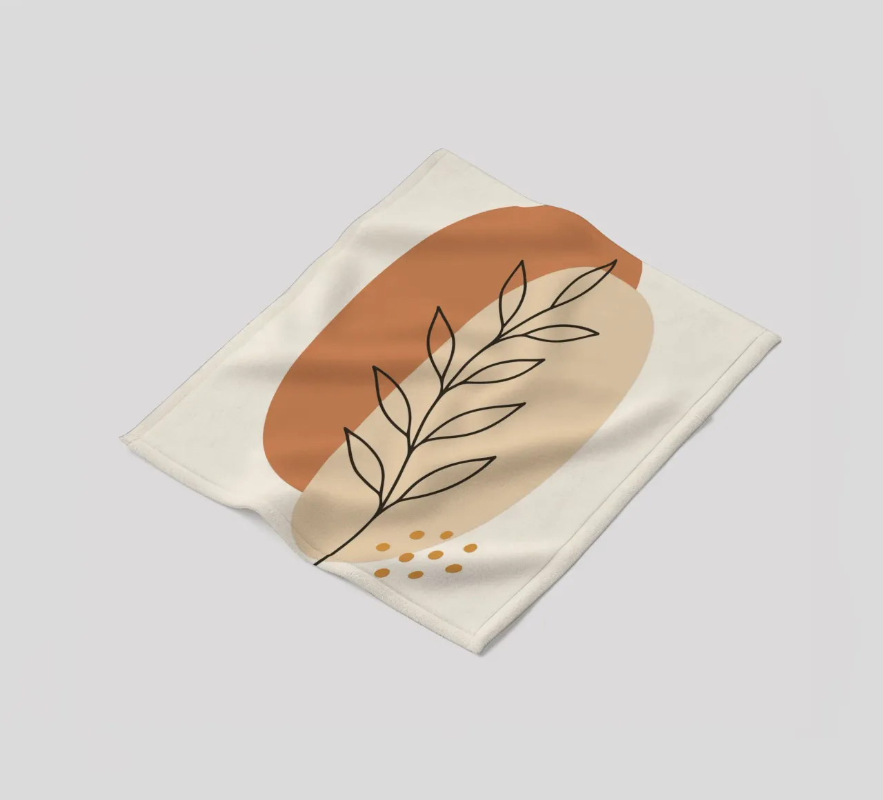 Elegant Vine Line coperta in pile da LisaArtes